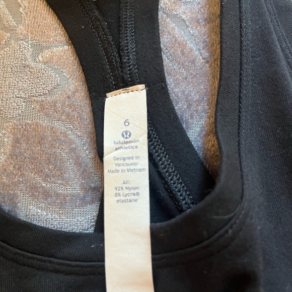 2 Black Lululemon tanks for sale. - Picture 3 of 5